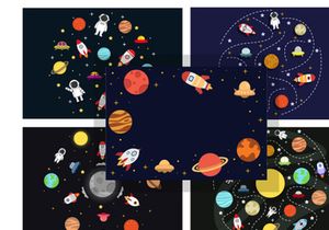 25 Astronaut and Space Background Illustration