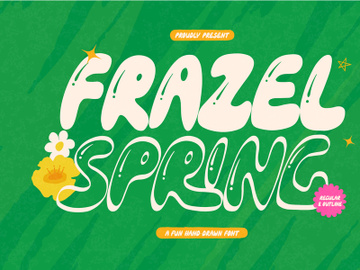 Frazel Spring | Fun Hand Drawn Font preview picture