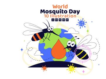 10 World Mosquito Day Illustration preview picture