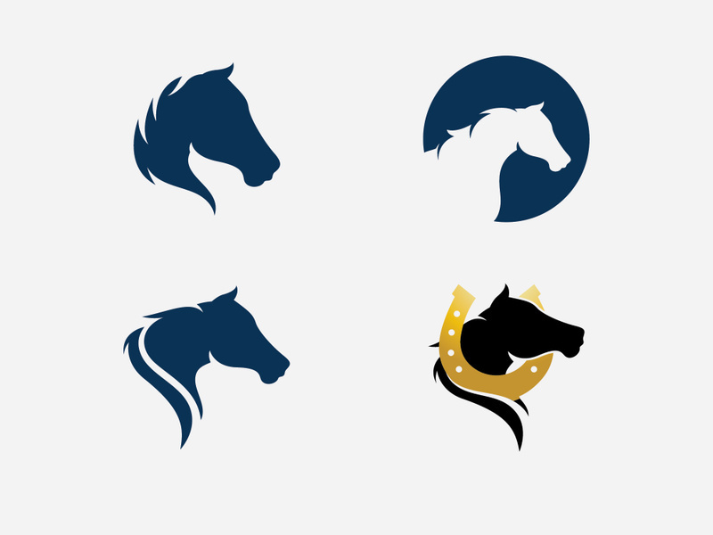 Horse Logo Template Vector illustration design