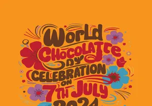 World Chocolate Day T Shirt With A Floral Design