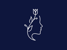 Beauty woman logo for your business salon  skin care and spa
