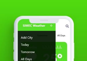Weather App UI Design full project.