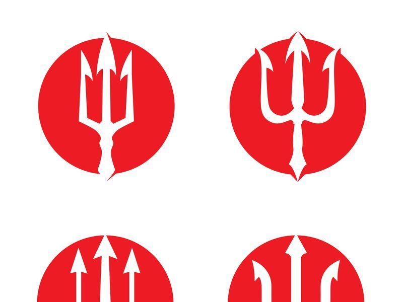 Mystic Trident Emblem Of Power magic trisula