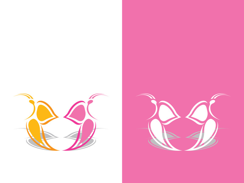Butterfly logo icon vector design illustration