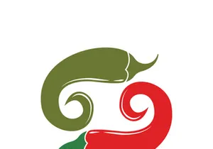Red hot natural chili icon vector illustration