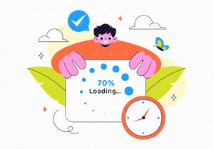 10 Loading Vector Illustration