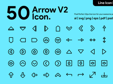 50 Arrow Line v2 Icon preview picture