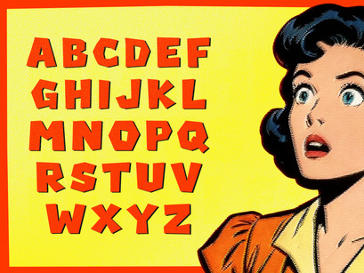 Land of Luck - Modern Comic Display Font