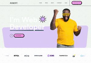 Sio - Personal Portfolio Website Figma Template