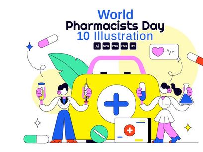 10 World Pharmacists Day Illustration