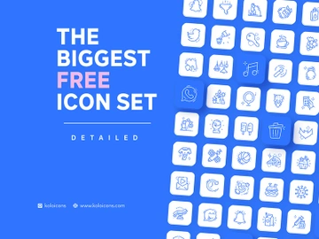 Koloicons – 3000+ Free Icon Set preview picture