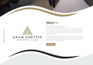 Wedding Videographer Website UI Kit