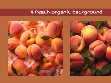 Peach organic background preview picture
