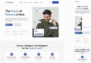 Finovo - Fintech Landing Page