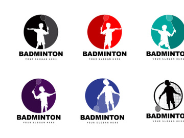 Badminton Logo, Sport Branch Design preview picture