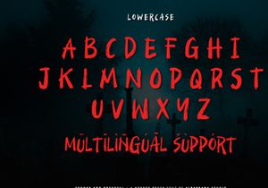 Spooky And Dreadful - Brush Font