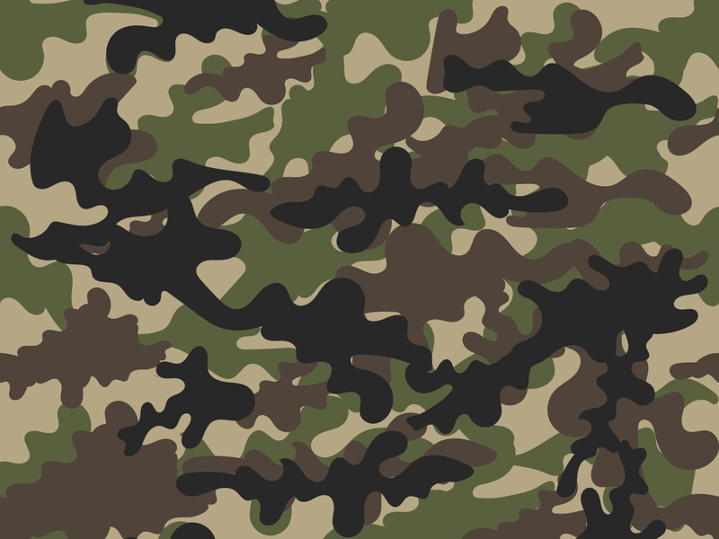 Army military illustration design