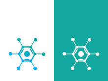 Molecule symbol logo template vector illustration design