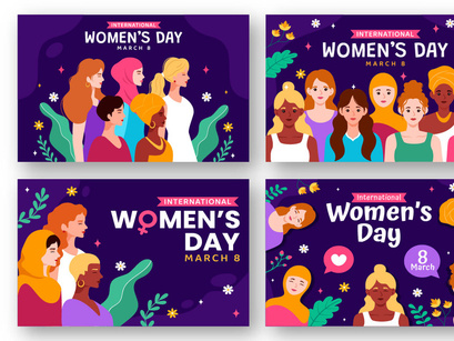 12 International Women's Day Illustration