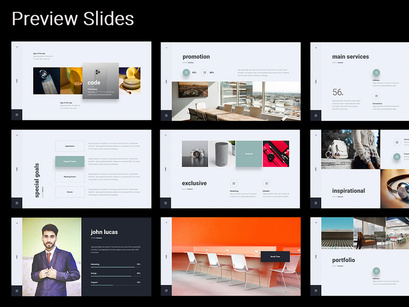 LYMO - Minimal Googleslide Presentation Template