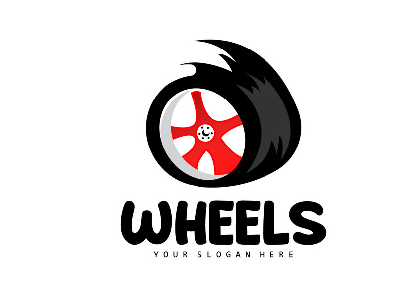 Tire Wheel Logo, Automotive Design