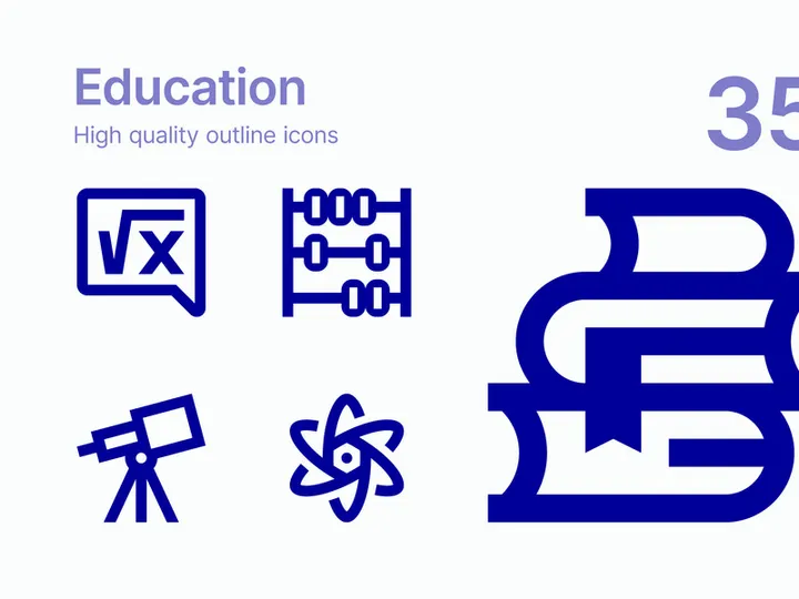 Education icons
