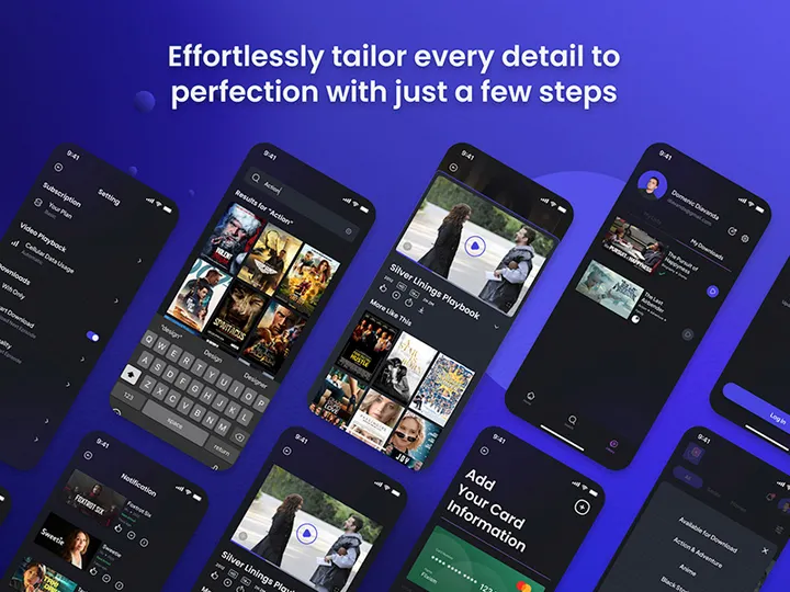 Movie Streaming App UI Kit