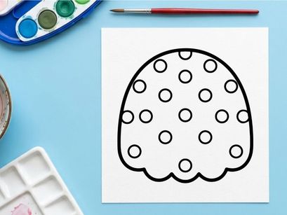 Hand-drawn Halloween jack-o-lantern stencil template. Spooky pumpkin carving pattern for crafts and decorations.