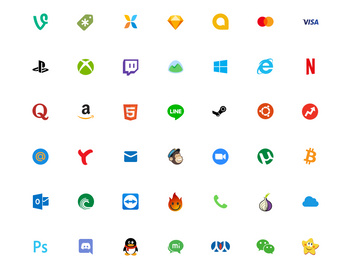 100 Free Social Icons preview picture