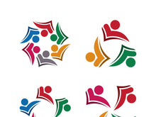 People icon work group vector illustration design