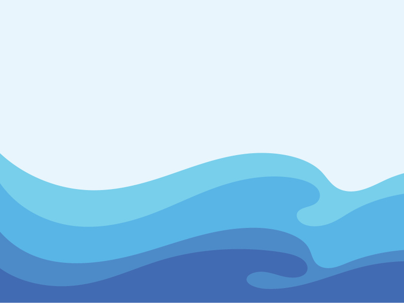 Wave blue water wallpaper background vector