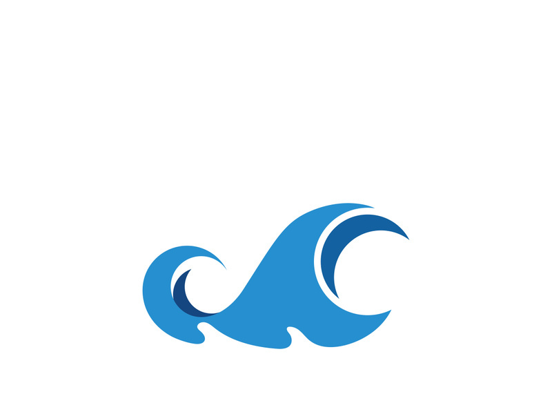 Water wave icon