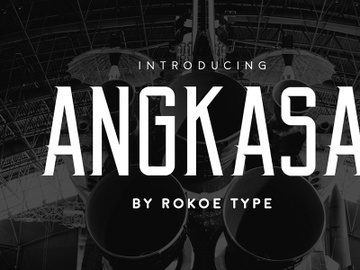 Angkasa Free Display Font preview picture