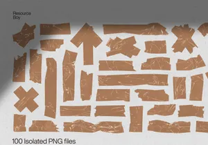 100 Free Packing Tape Textures