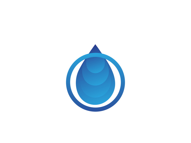 Water drop Logo Template vector