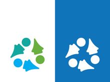 Community, network and social icon design template