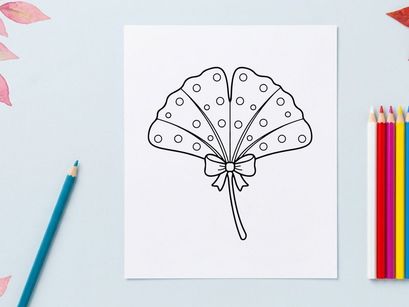 Ilustración de mariposa adorable con alas punteadas. Diseño artístico de insecto para decoración y temas naturales.