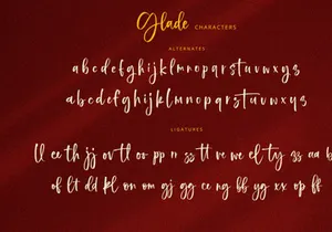 Glade - Handwritten Font