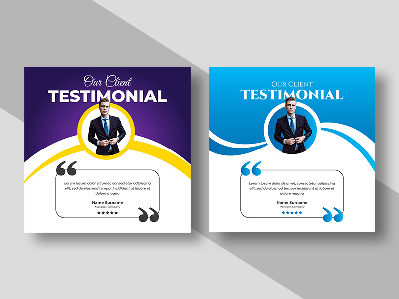 Testimonial or Review Social Media Post Ver-1
