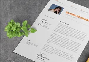 Minimalist CV Resume Template - Marketing Management