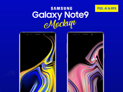 Download Samsung Galaxy Note 9 Mockup By Zee Que Designbolts Epicpxls