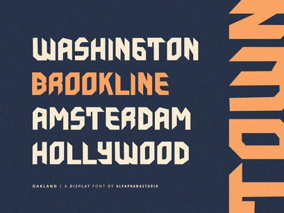 Oakland - Display Font