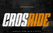 Crosride is a Display Font
