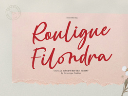 Rouligue Filondra | Casual Handwritten Script preview picture