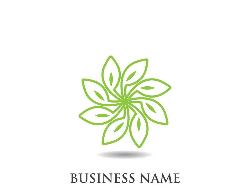 flower vector icon design template illustration