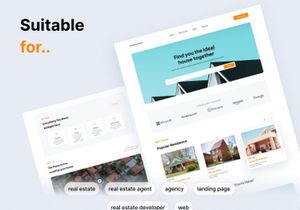 Sewainumah - Real Estate Landing Page UI Kit