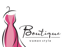 elegant women's fashion logo, clothing, boutique, convection, tailor, garment, business, apparel, fashion designer