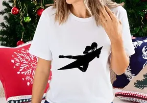 Martial arts silhouette of a person in a dynamic kicking stance with hands up