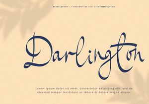 Bachelorette - Handwritten Font